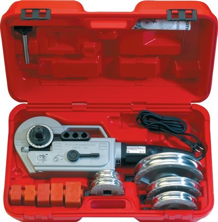 Crimping tool for copper tube with 360° swivel head V profile 12 15 18 22 28mm and TH contour 16 20 26 32 ergonomic handle for composite pipe Crimping tool for copper tube with 360° swivel head V profile 12 15 18 22 28mm and TH contour 16 20 26 32 ergonomic handle for composite pipe
