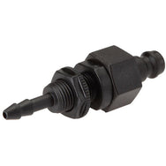 DN 5 POM En PVDF Luchtkoppeling-nippels, Slangpilaar Met Schotdoorvoer