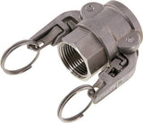 Hoofdafbeelding van de collectie - Safety Camlock Fitting Sockets With Female Thread Type D