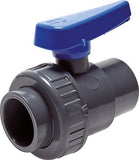 Hoofdafbeelding van de collectie - PVC Single Union Ball Valves (Solvent Sockets)