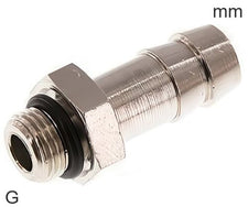 Slangpilaar Fittingen Messing G-Draad Mannelijk PN30 Elastomeer Afdichting