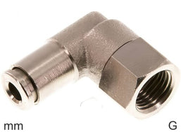 Bocht Push-In-Fittingen Messing G-Draad Vrouwelijk