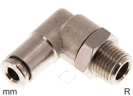 Bocht Insteekfittingen Messing R-Draad Mannelijk Draaibaar