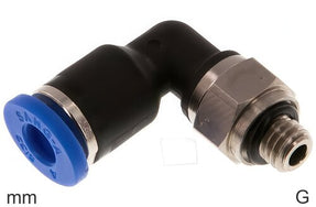 Elleboog Push-In-Fittingen Messing En Kunststof G-Draad Mannelijk