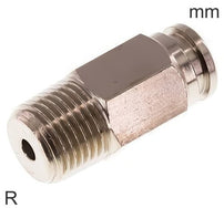 Push-In-Fittingen Messing R-Draad Man