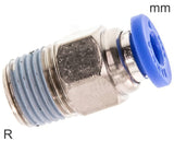 Hoofdafbeelding van de collectie - Push-In Fittings Brass And Plastic R-Threads Male