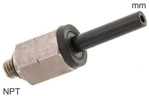 Plugin Fittingen Messing En Kunststof NPT-Draad Mannelijk