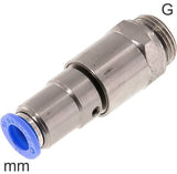 Hoofdafbeelding van de collectie - Draaibare Push-In-Fittingen Messing En Kunststof G-Draad Mannelijk Twee Kogellagers