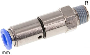 Draaibare Push-In-Fittingen Messing En Kunststof R-Draad Mannelijk Twee Kogellagers