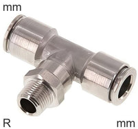 Insteek T-Stukken RVS R-Draad Mannelijk Draaibaar