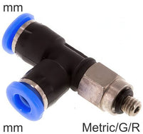 Insteek T-Stukken Messing En Kunststof Buitendraad L-Vorm (3-6mm)