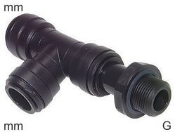 Insteek T-Stukken Plastic G-Draad Mannelijke L-Vorm