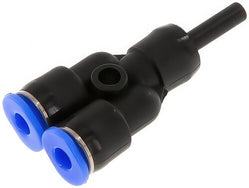 Insteek Y Fittingen Messing En Kunststof Met Plugin (3-6mm)