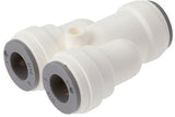 Hoofdafbeelding van de collectie - Push-In Y Fittings Plastic Liquids And Food Inch