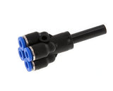 Hoofdafbeelding van de collectie - Verdeler Insteekfittingen Messing En Plastic Met Plugin 4 Uitgangen