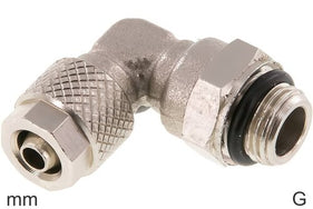 Push-On Bochtfittingen Messing G-Draad Mannelijk Draaikoppeling