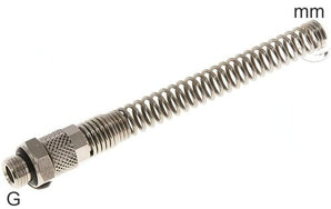 Opsteekfittingen Messing G-Draad Mannelijk Met Buigbescherming