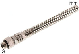 Opsteekfittingen Messing G-Draad Mannelijk Draaikoppeling Met Buigbescherming