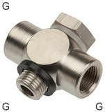 Hoofdafbeelding van de collectie - Push-On T-Stukken G-Draad Mannelijk/Vrouwelijk Banjo