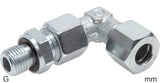 Hoofdafbeelding van de collectie - Compressie Bochtfittingen RVS G-Draad Mannelijk Verstelbaar