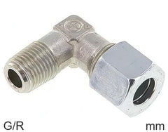 Compressie Bochtfittingen RVS G/R-Draad Mannelijk