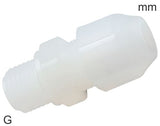 Hoofdafbeelding van de collectie - Knelfittingen Plastic PVDF G-Draad Mannelijk