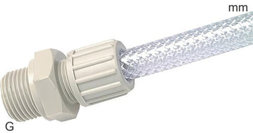 Knelfittingen Kunststof G-Draad Mannelijk Voor Weefsel Slang