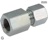 Hoofdafbeelding van de collectie - Knelfittingen RVS G-Draad Vrouwelijk