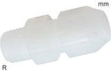 Hoofdafbeelding van de collectie - Knelfittingen Plastic PVDF R-Draad Mannelijk Voor Plastic Slangen