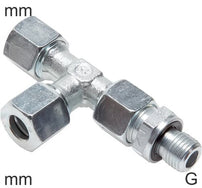 Compressie T-Stukken RVS G-Draad Mannelijk L-Vorm Verstelbaar