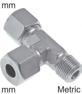 Compressie T-Stukken RVS Metrische Schroefdraad Mannelijke L-Vorm