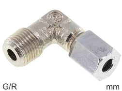 Snijring Bochtfittingen Staal / RVS G/R-Draad Mannelijk