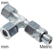 Snijring T-Stukken Staal / RVS Metrische Schroefdraad Mannelijk L-Vorm Verstelbaar