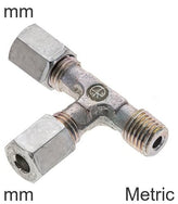 Snijring T-Stukken Staal / RVS Metrische-Schroefdraad L-Vorm