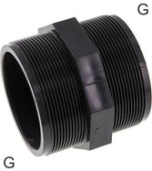 PVC Fittingen Met Cilindrische Buitendraad PN16