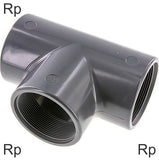 Hoofdafbeelding van de collectie - T-Stukken PVC Rp-Draad Vrouwelijk PN16