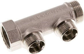 Verdeelbuizen Met Buiten- En Binnendraad PN10 Vernikkeld Messing