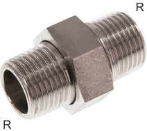 Dubbele Nippels RVS R-Draad Scheidbaar Met Conische/Vlakke Afdichting PN40