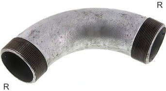 Schroefbocht Fittingen Gietijzer / RVS R-Draad PN25