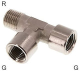 Hoofdafbeelding van de collectie - T-Stukken Messing / Gietijzer / RVS G/R-Draad Mannelijk/Vrouwelijk L-Vorm PN25