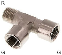 T-Stukken Messing / Gietijzer / RVS G/R-Draad Mannelijk/Vrouwelijk L-Vorm PN25