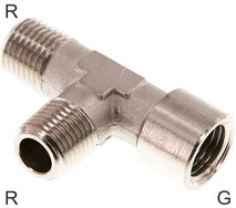 T-Stukken Messing G/R-Draad Mannelijk/Vrouwelijk L-Vorm PN16