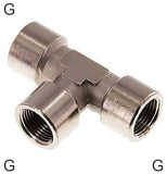 Hoofdafbeelding van de collectie - T-Stukken Messing / RVS G-Draad Vrouwelijk PN150