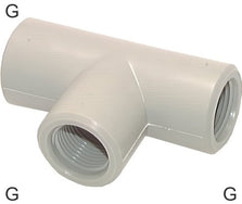 T-Stukken Plastic G-Draad Vrouwelijk PN10