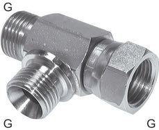 T-Stukken Staal / RVS G-Draad Mannelijk/Vrouwelijk Met 60 Graden Slangconus L-Vorm PN475