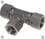 Hoofdafbeelding van de collectie - T-Stukken Staal / RVS G-Draad Vrouwelijk Met 60 Graden Slangconus PN400