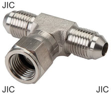 T-Stukken Staal / RVS JIC-Draad Mannelijk/Vrouwelijk T-Vorm PN350