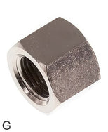 Afsluitdoppen Messing / Gietijzer / RVS G-Draad PN25