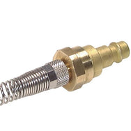 DN 7.2 Euro Air Coupling Plugs Union Nut, Bend Protect And Check Valve
