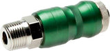 Hoofdafbeelding van de collectie - DN 7.2 Euro Safety Air Couplings (slide) With Male Threads